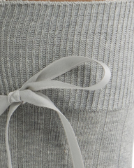 Prima Cotton With Satin Ribbon Socks