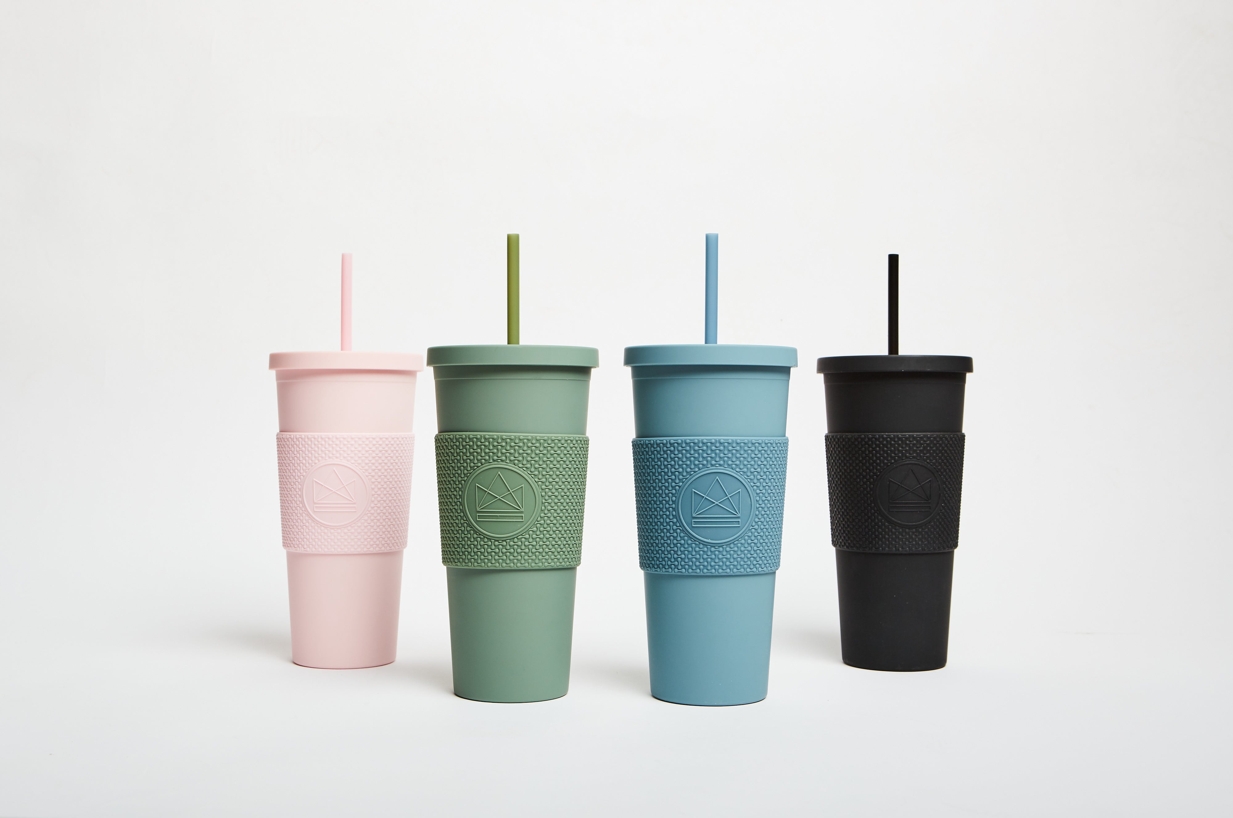 Double Walled Straw Cup 22oz