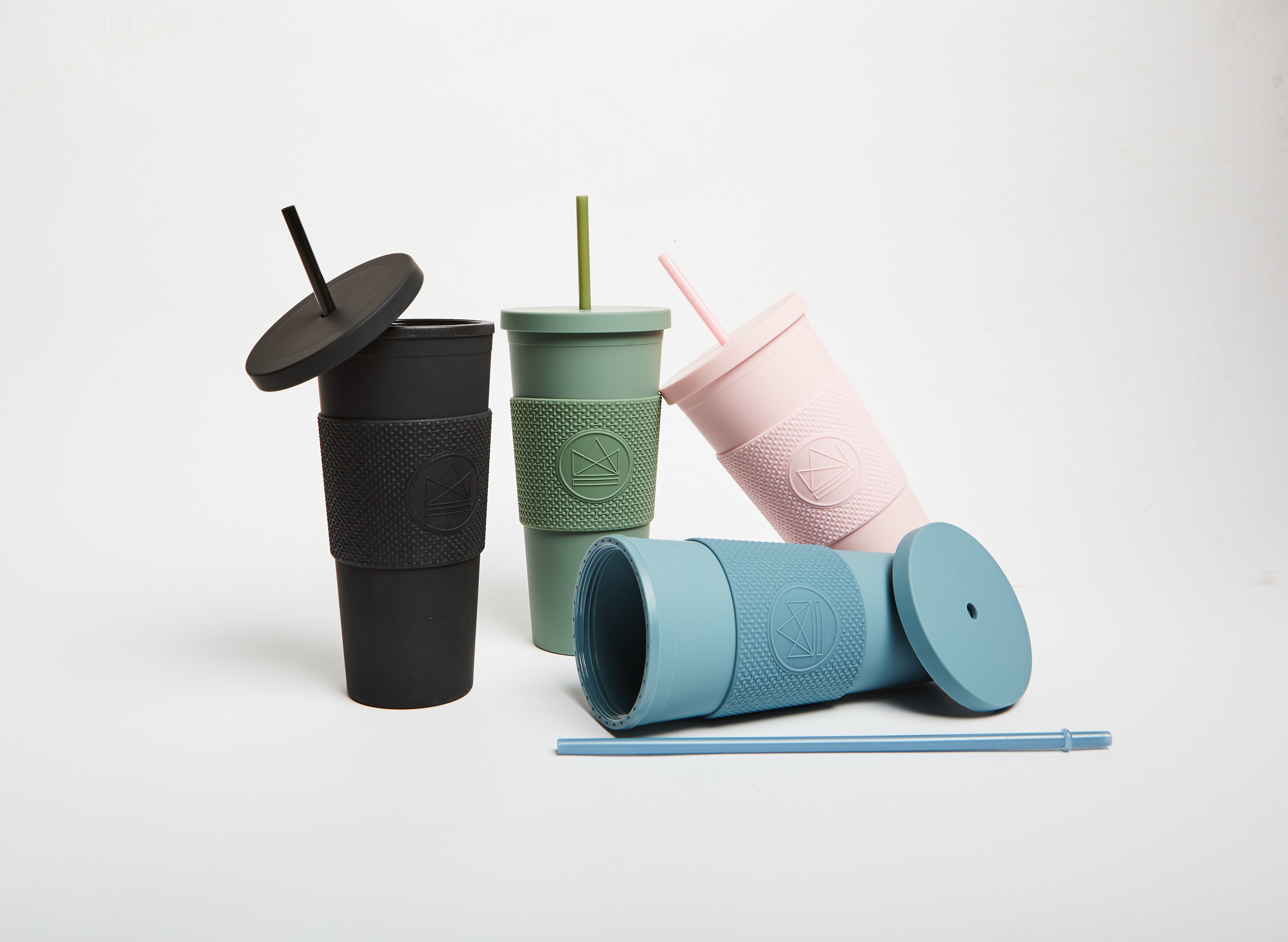 Double Walled Straw Cup 22oz