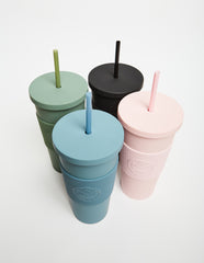Double Walled Straw Cup 22oz