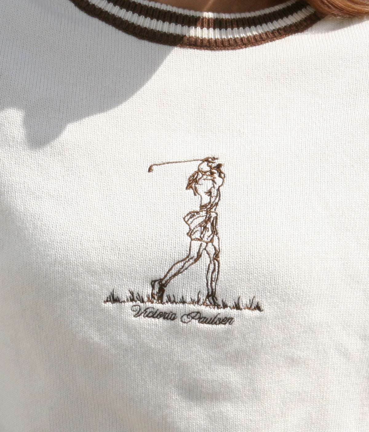 Resa Crew Neck Sweater- Cream