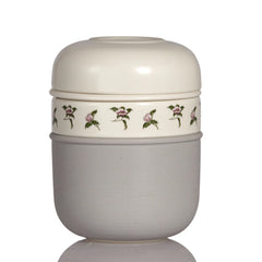 Flower Fairy Pour Over Dripper Coffee Set + Carrying Case - White And Grey