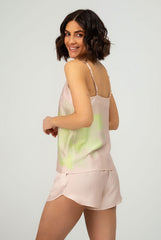 Silk Dreamscape Camisole Pink Flower