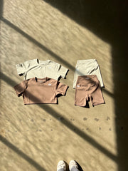 Everyday Cropped T-Shirt in Ivory