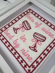 Lots of Wine in Bed by Nine Artwork