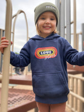 Retro Love More Mini Organic Hoodie