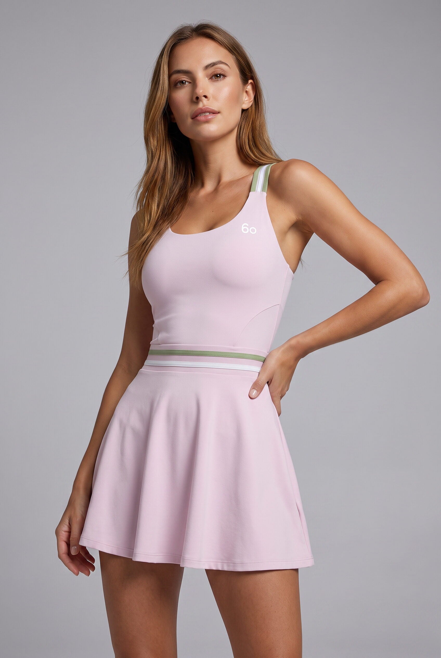 ISLA Contrast Trim Padel Dress
