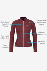 Horizonia Yulex® Jacket ― Red