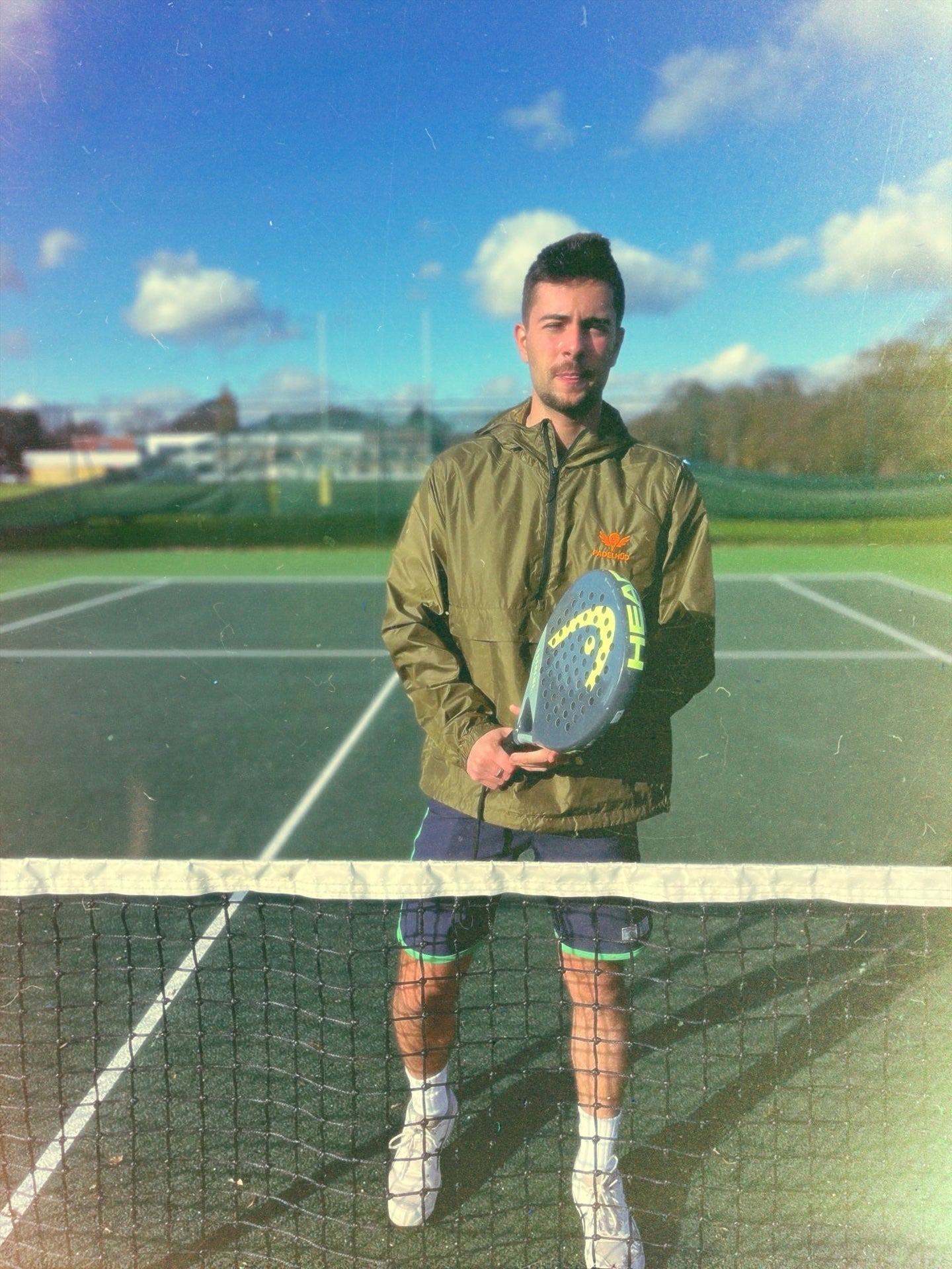 The Rally Shell Waterproof Padel Hoodie - THE WOODIE