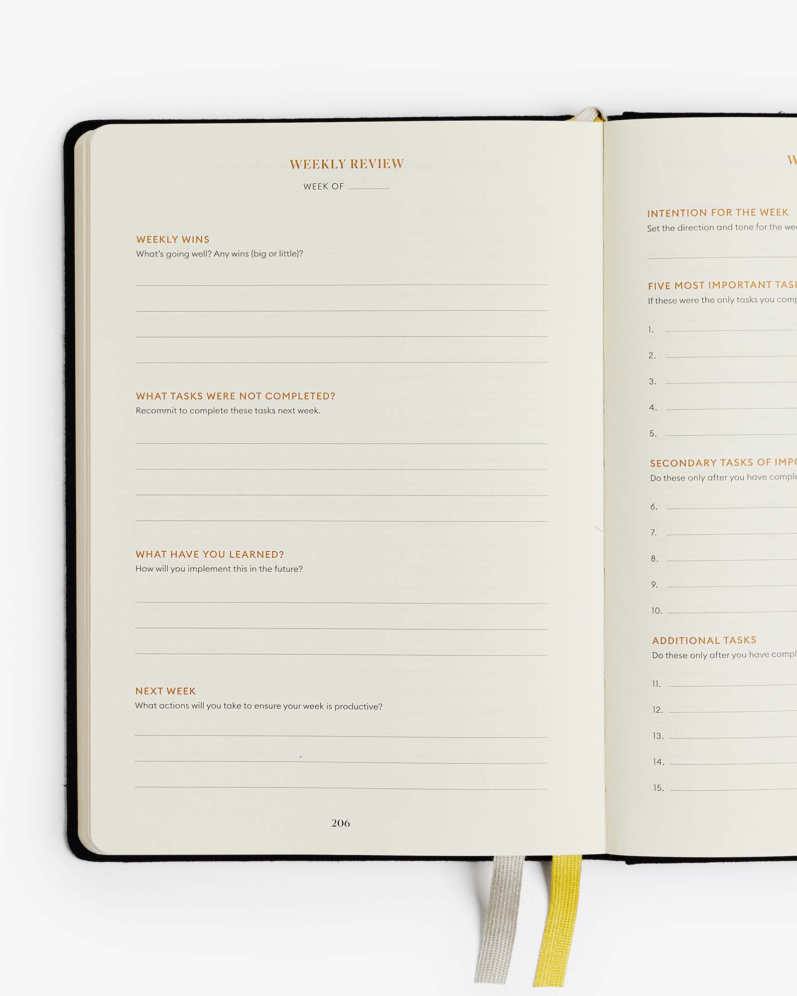 Productivity Planner One Year Bundle - Black
