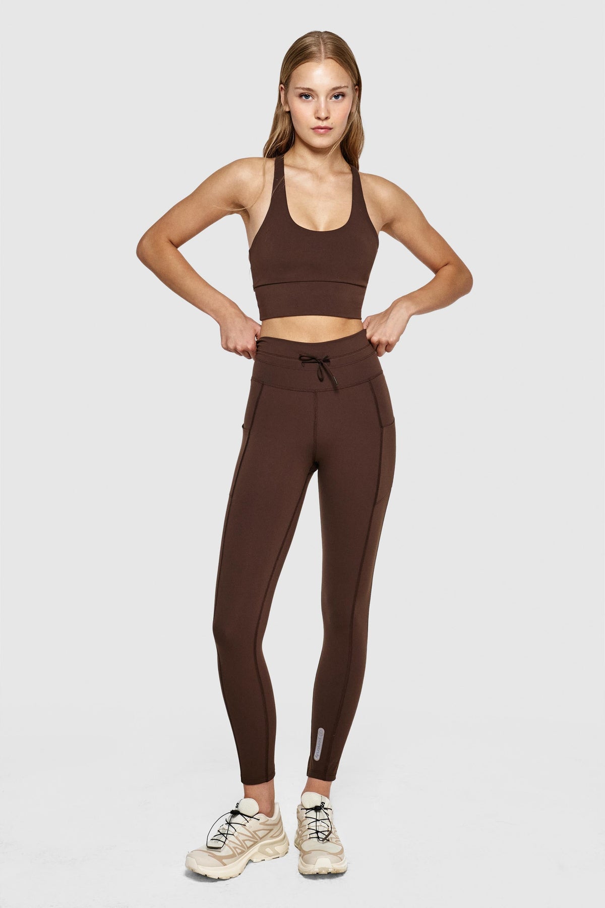 HOOK LEGGINGS - TRUFFLE
