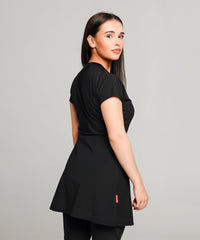 Capped Sleeve Compression Top