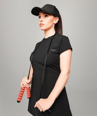 Capped Sleeve Compression Top