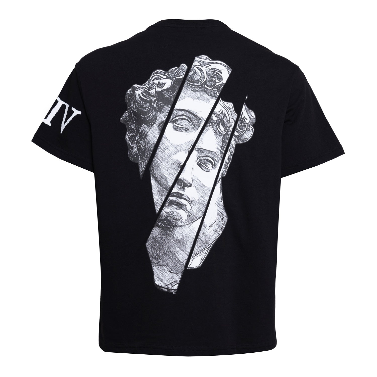 Cotton Tshirt - Face Black