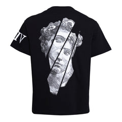 Cotton Tshirt - Face Black