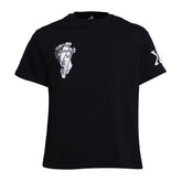 Cotton Tshirt - Face Black
