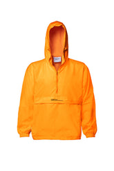 Rain Hoodie - Neon Orange
