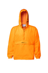 Rain Hoodie - Neon Orange
