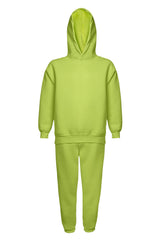 Hoodie & Jogger Pants Set - Neon Yellow