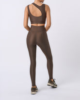 The Berkeley High Waisted Leggings Brown