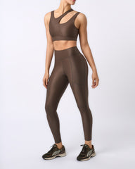 The Maddox Sports Bra Brown