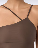 The Bella Asymmetric Bra Brown