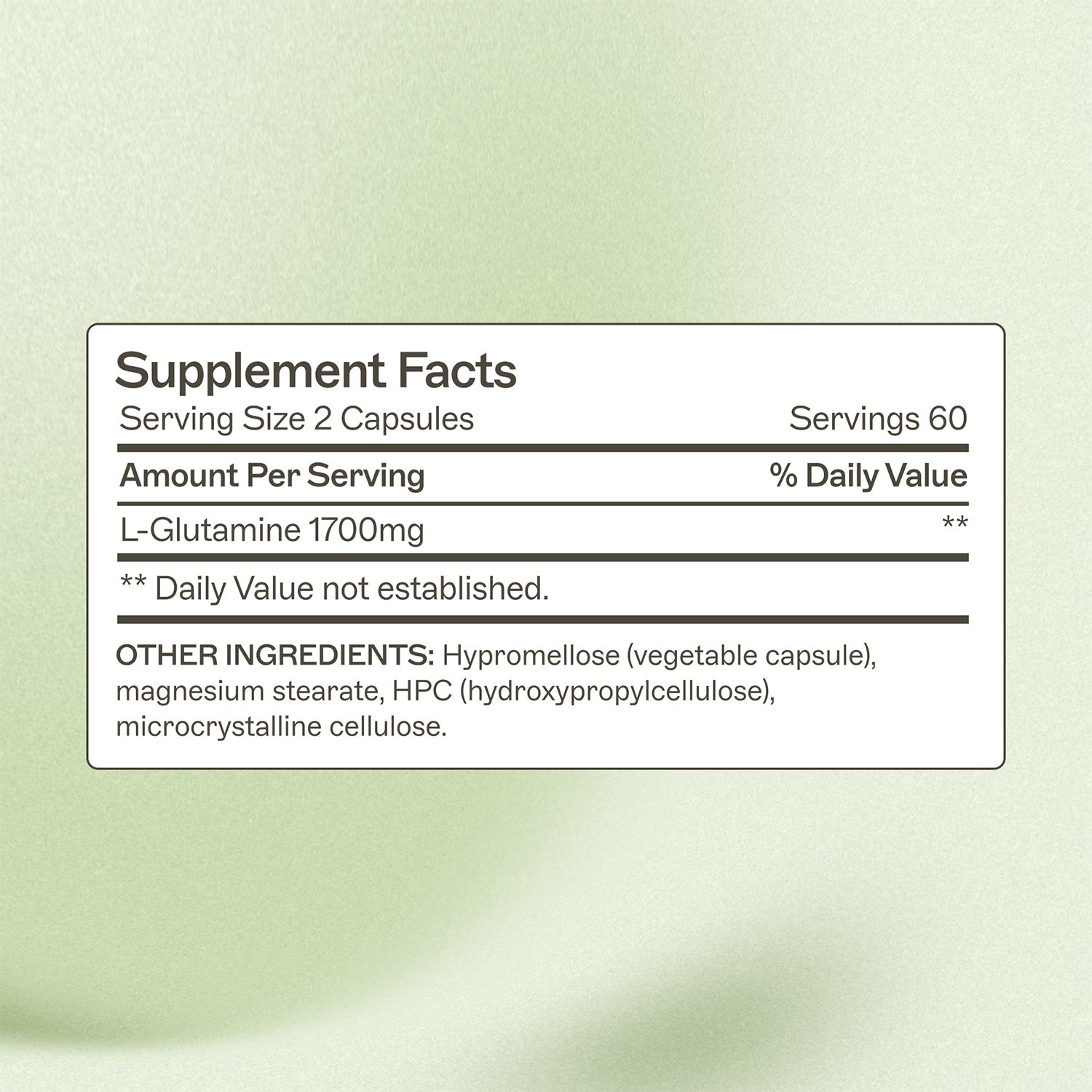 L-Glutamine Capsules