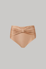 Lilly High-Waisted Bottoms in Bronzed