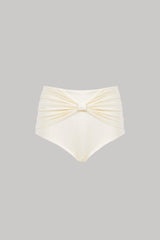 Lily High-Waisted Bottoms in Seashell