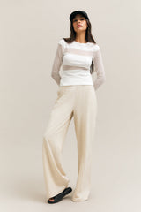Veil Longsleeve Top White