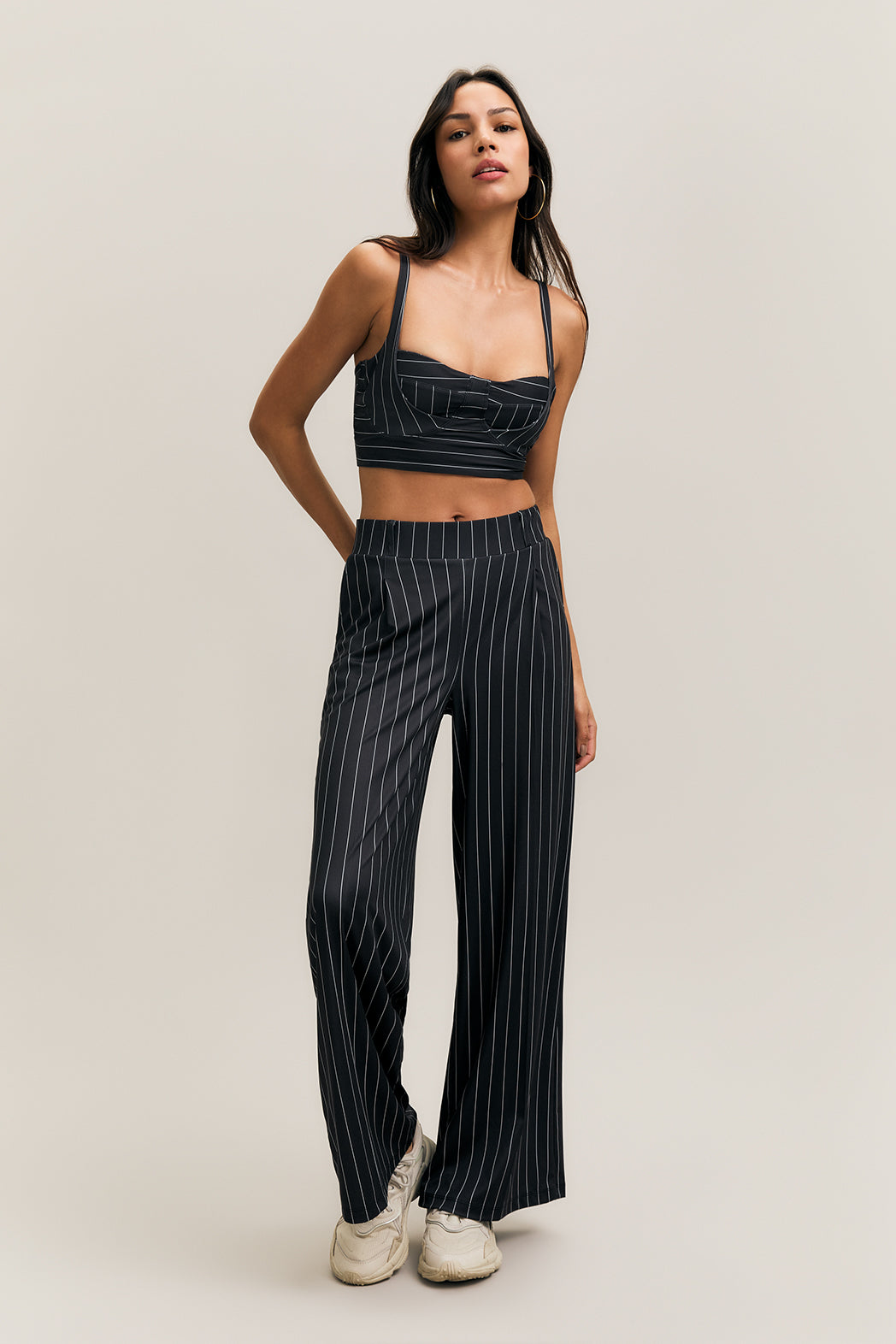 Form Bra Pinstripe