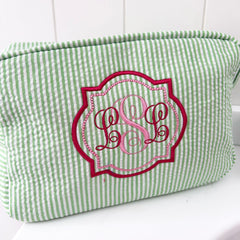 LILLYS  Monogramed Make Up Bag