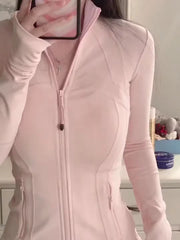 Women Fitness Zip Jacket