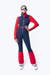 Mogul Diva Jumpsuit, Navy/Red
