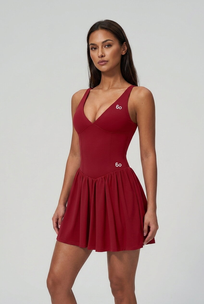 MIRA V-Neck Padel Dress