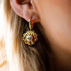 July Child - Mermaid Locket Earrings