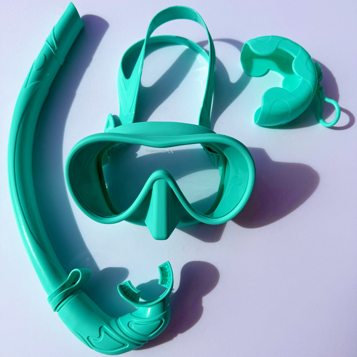 Soft Silicone Mask & Compact Snorkel Set