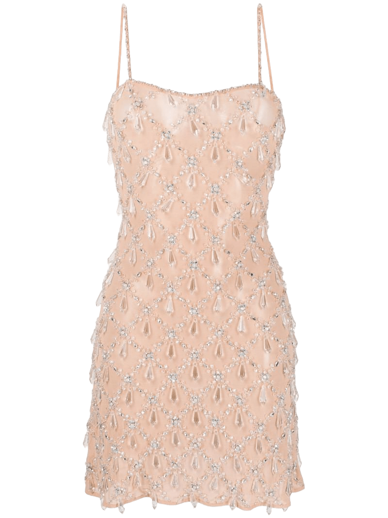 Arabella Hand Beaded Crystal Dress