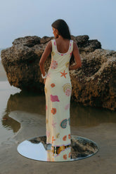 New York Bold Strapped Maxi Dress