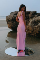 New York Bold Strapped Maxi Dress Multi Colour