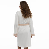 Bamboo Kimono Robe in Unbleached Cotton