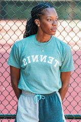 Reversed TENNIS Varsity Tee