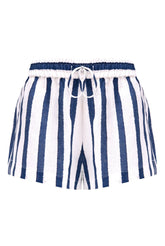 Linen Spirit Shorts Nautical Print