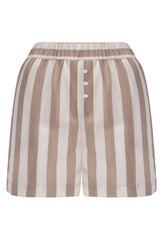 Silk Cotton Shorts Oat Milk