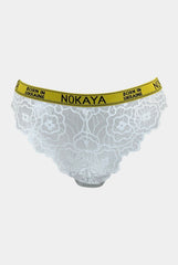 Born in Ukraine Lace Bikini White