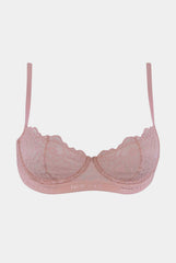 Born in Ukraine Lace Balcony Bra Pink