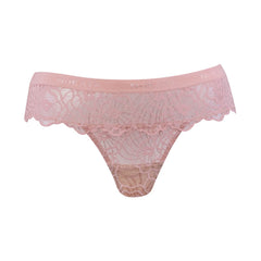 Born in Ukraine Lace Thong Pink