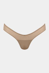 I.D. Line Fine Mesh V-Thong Nude