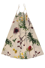 FLYING FLOWER Silk Chemise