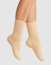 Cashmere Socks - Oat